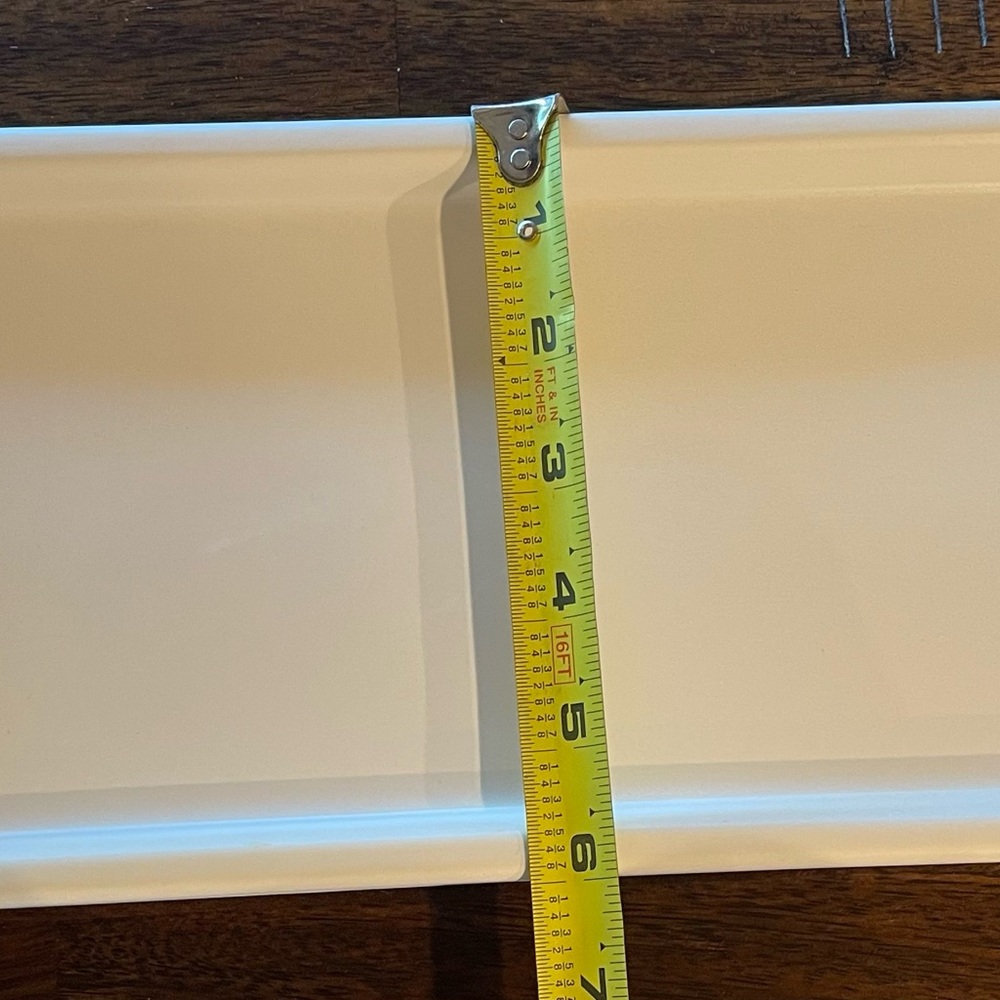 Elegant White and Silver Ceramic Bathroom Vanity Set - Picture 11 of 12
